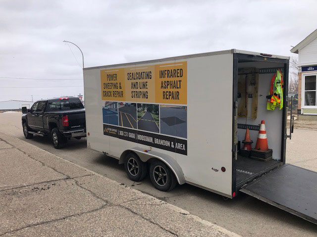 Asphalt sealing