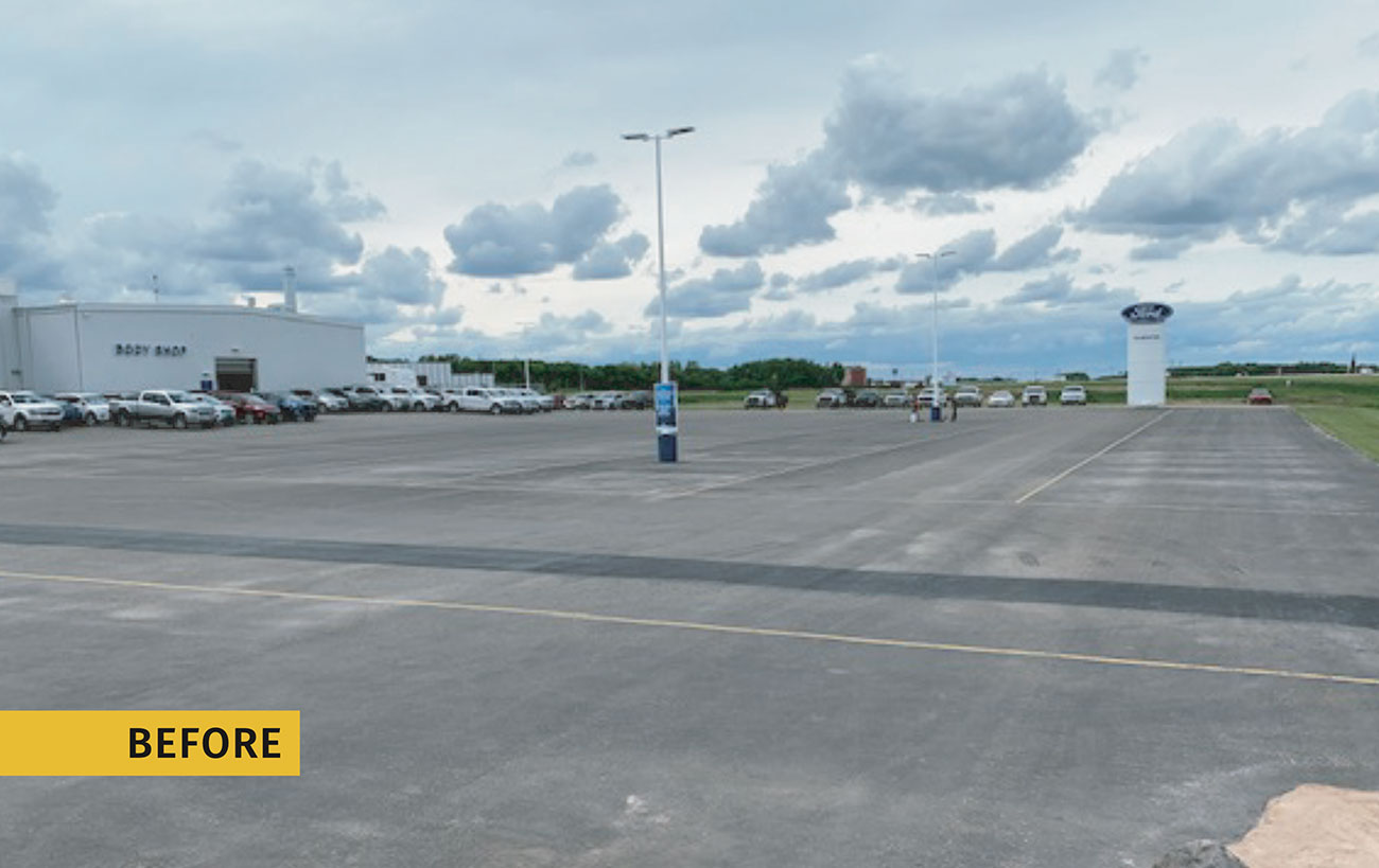 Parking Lot Crack Repair